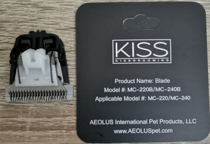 Aeolus KISS LED-valo minitrimmerin vaihtoterä, teräs