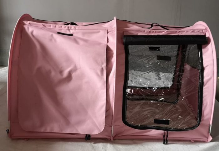 Näyttelyhäkki, tuplakoko, pink, vain 1kpl!! - Image 2
