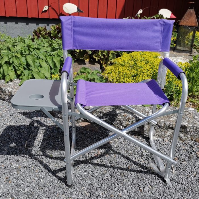 Ohjaajan tuoli+pöytä, alumiinirunko - Image 2