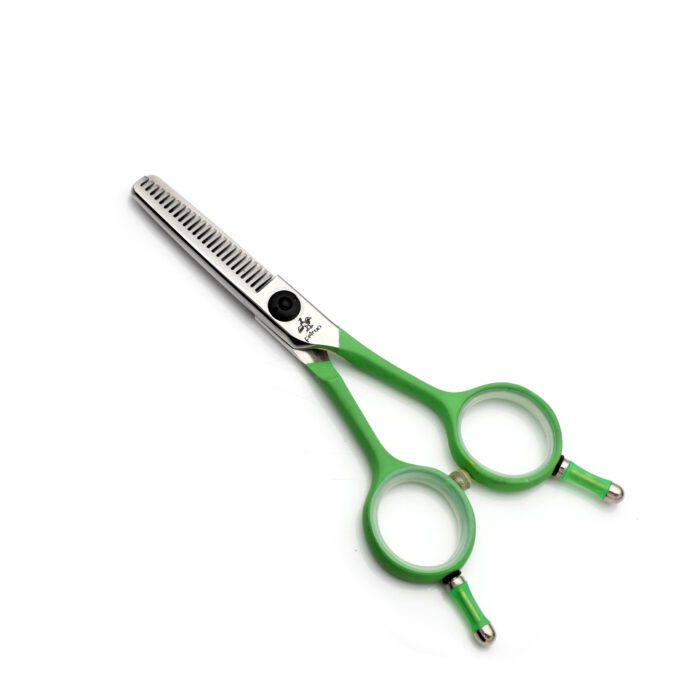 FEITUN 1-puoliset ohennussakset, 4,5", green handle