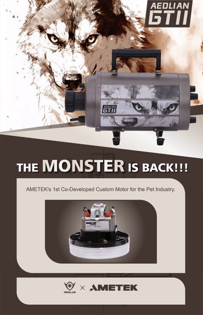 AEOLUS NEW MONSTER 2800W, Silver, Jalusta+Suutinputki - Image 6