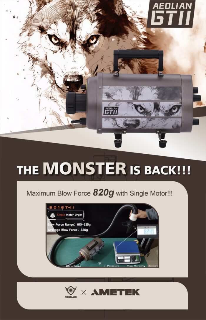 AEOLUS NEW MONSTER 2800W, Silver, Jalusta+Suutinputki - Image 12