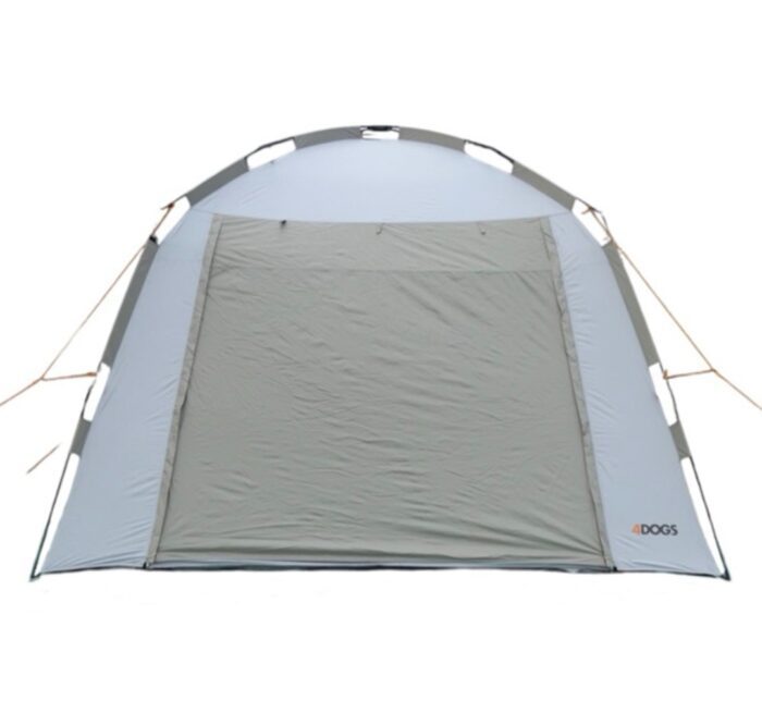 4-ovinen näyttelyteltta 3m x 3m, Khaki-Harmaa - Image 2