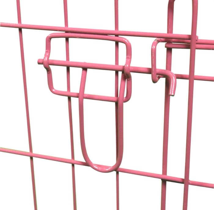 Värillinen pentuaitaus, 8 elementtiä. kork. 60cm, Pink - Image 3