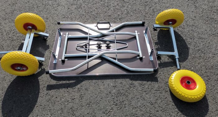 MILOPET Trimmauspöytä - 26cm PU pyörillä - Image 4