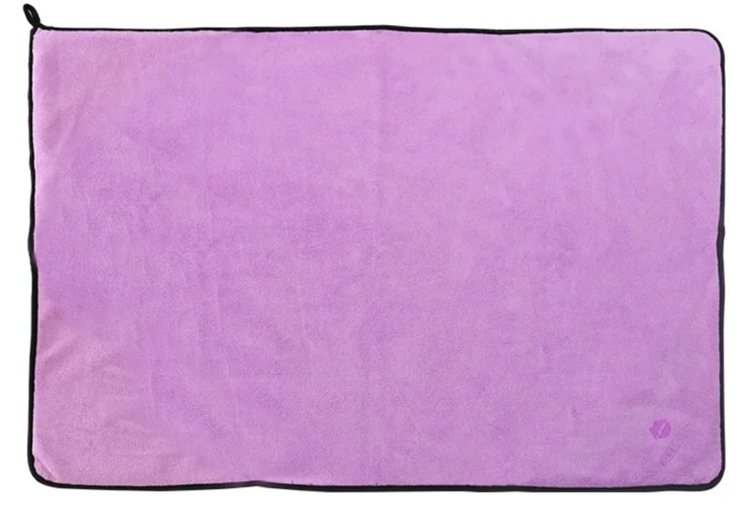 KISS Mikrokuitupyyhe, lila-harmaa, 120*80cm - Image 2