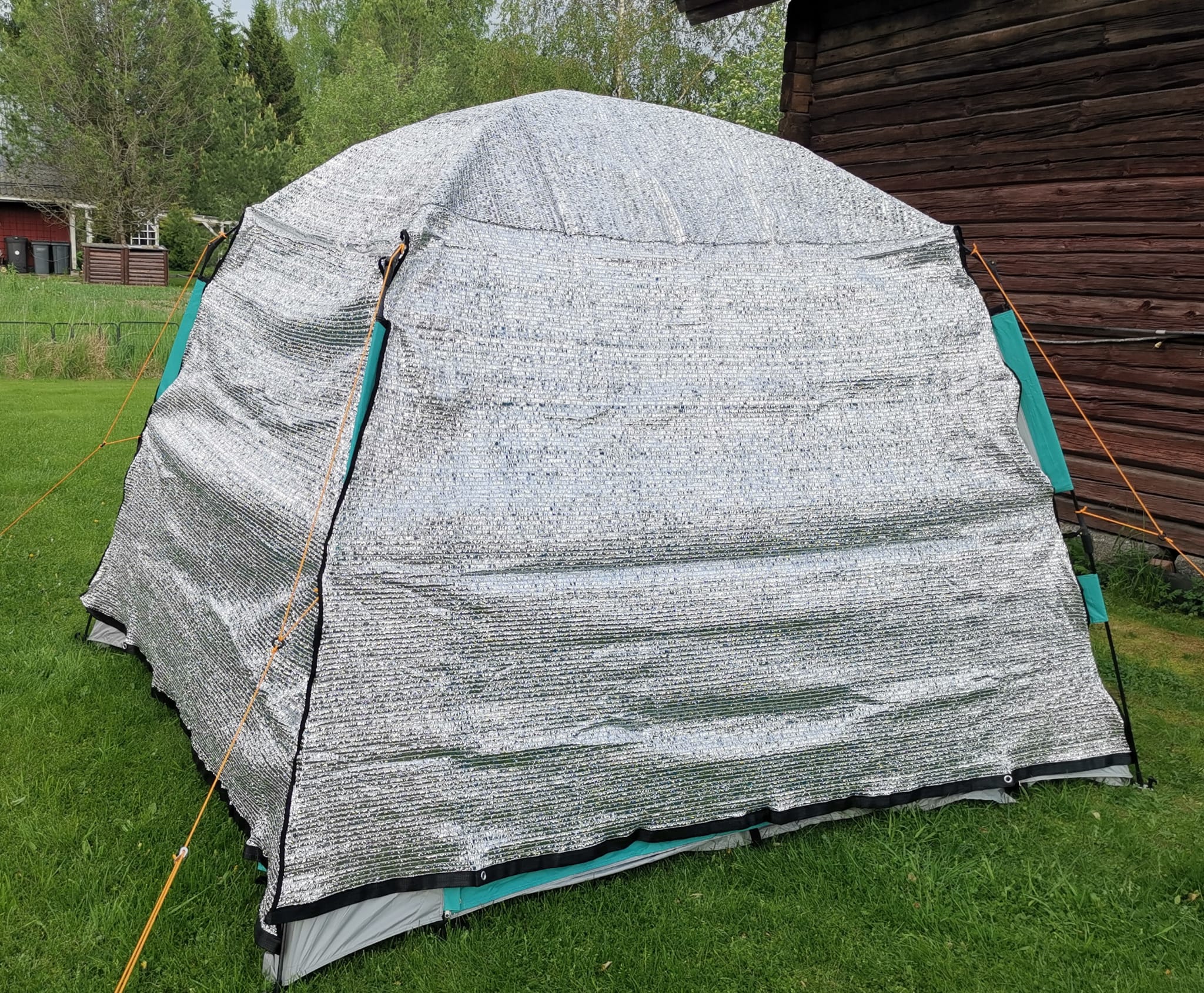 Isojen telttojen (3m*3m & 2,5m*2,5m) Foliopeite, muotoon ommeltu! - Image 3