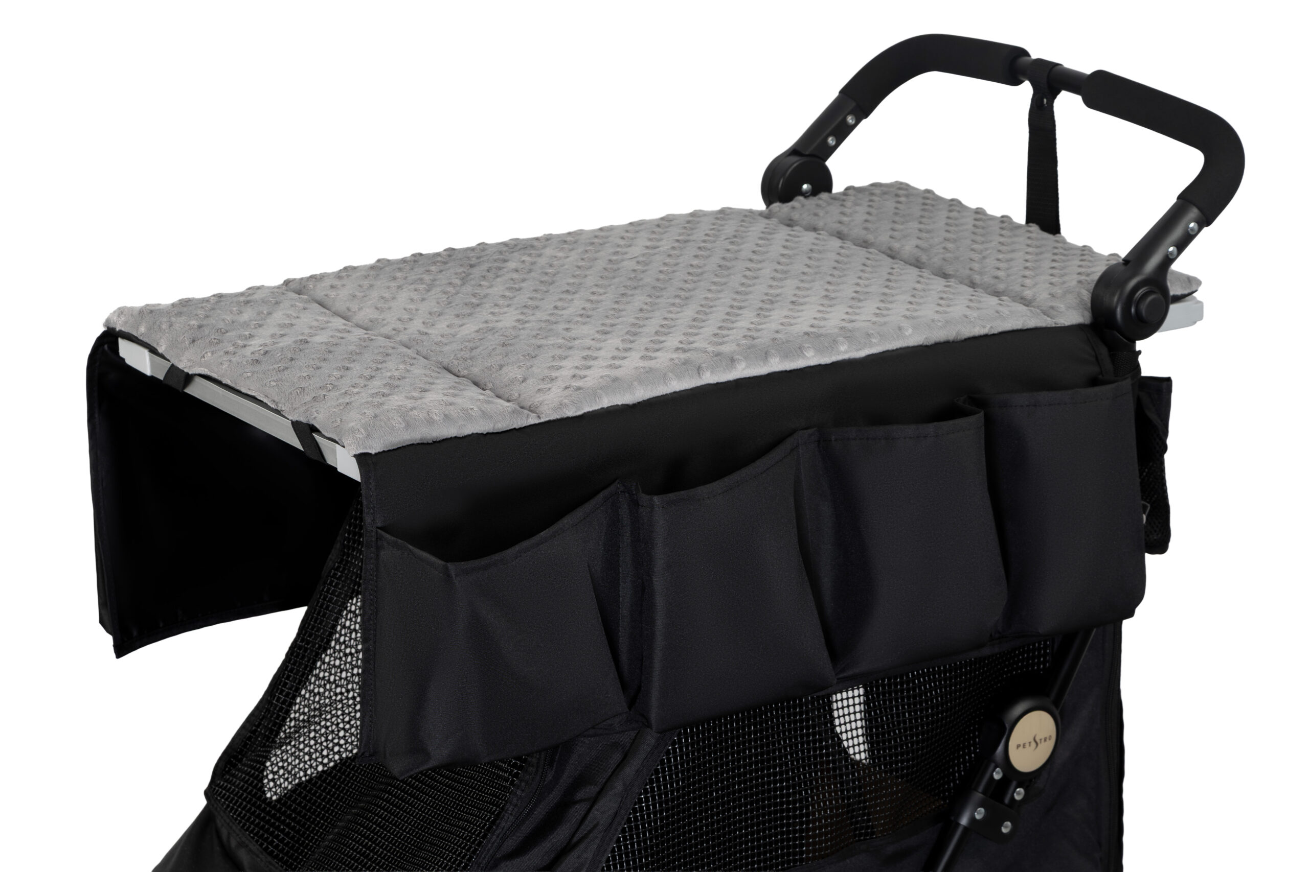 Petstro Trimmipöydän Soft Mat-matto taskuilla, harmaa - Image 2