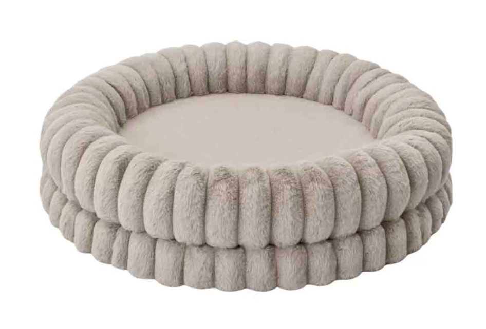 FREEDOG, Pyöreä lemmikkipeti, L-koko (91cm*91cm*20cm), Beige