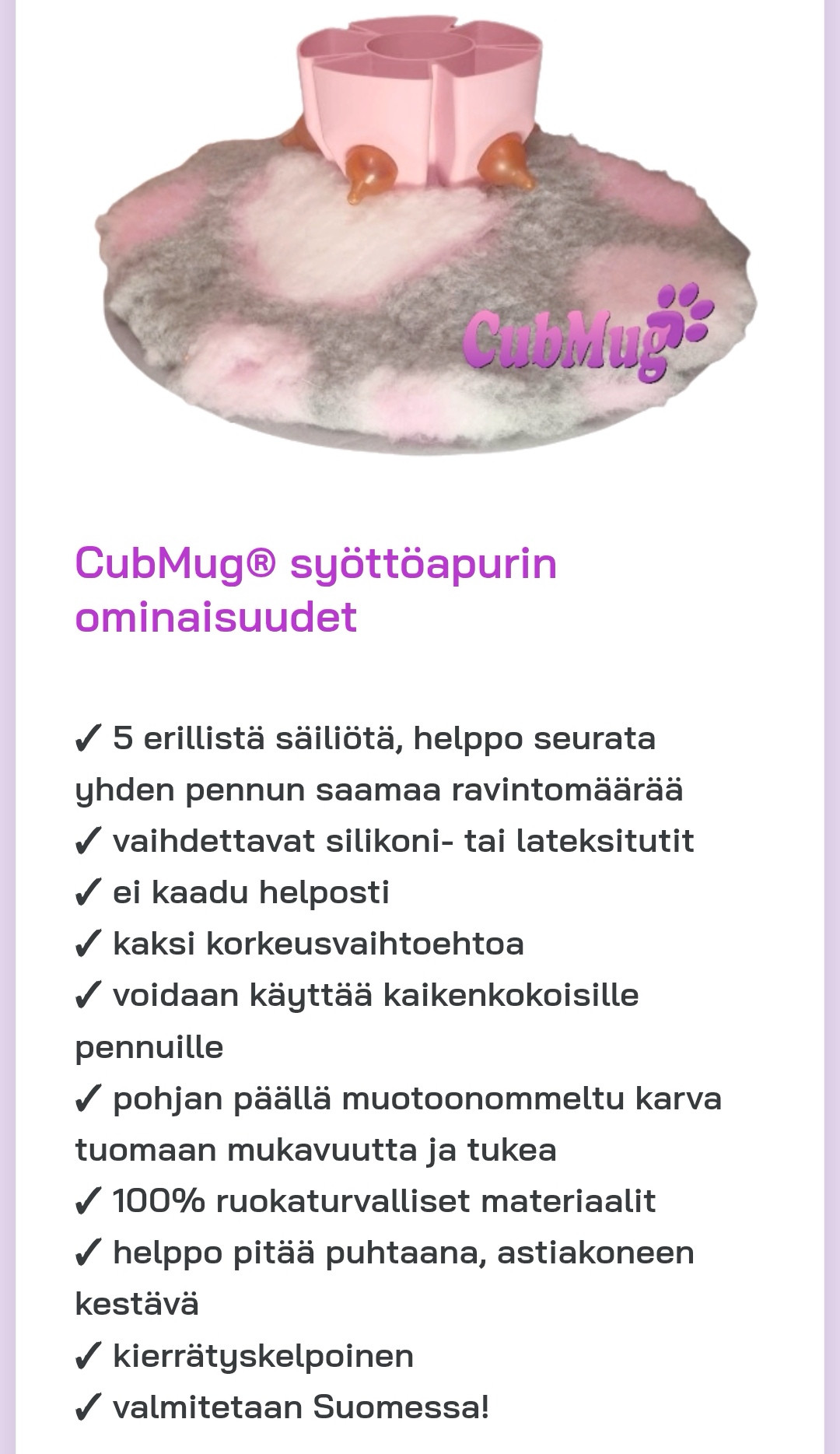 CubMug Syöttöapuri - Multifeeder - Image 5