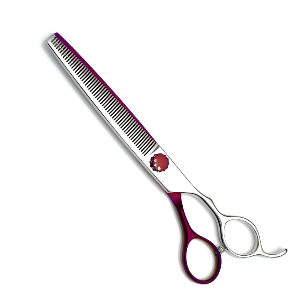 FEITUN ohennussakset, 7,5" Bicolour (Lila/Teräs)