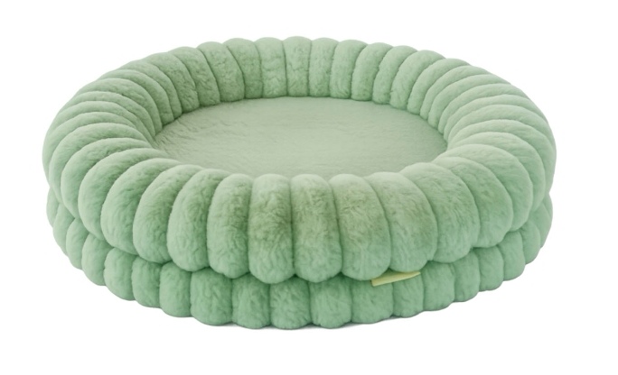 FREEDOG, Pyöreä lemmikkipeti, M-koko (76*76*18cm), Apple Green